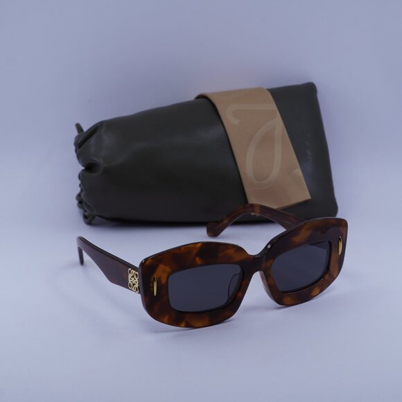 Loewe LW40114F 53A Cat Eye Sunglasses – Havana\\Smoke main image 5